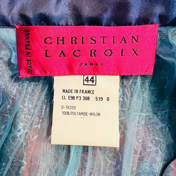 Vintage Christian Lacroix Paris Jacket Made in France Authentic Size 44 - Picture 2 of 16